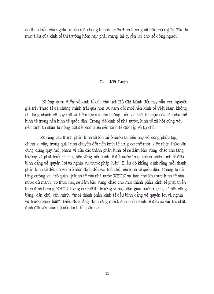 image for page Phân tích quan điểm của chủ tịch Hồ Chí Minh về việc xây dựng nền kinh tế nhiều thành phần?