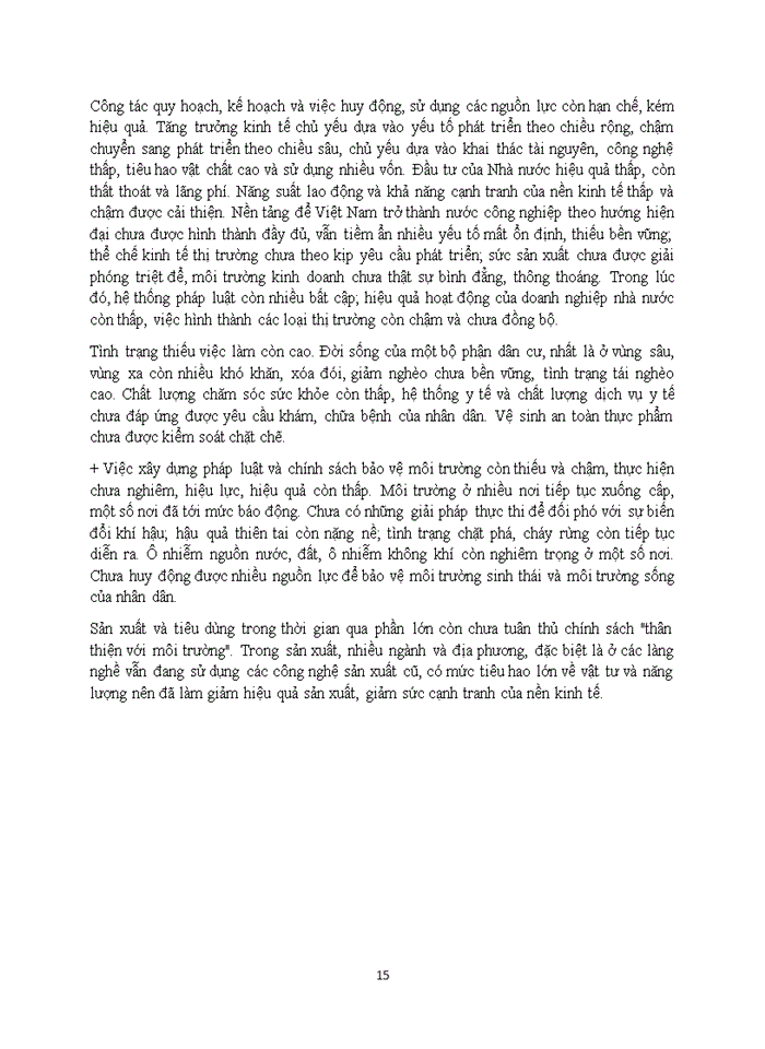 image for page Mô hình tăng trưởng kinh tế của Việt Nam hiện nay là mô hình tăng trưởng theo chiều rộng