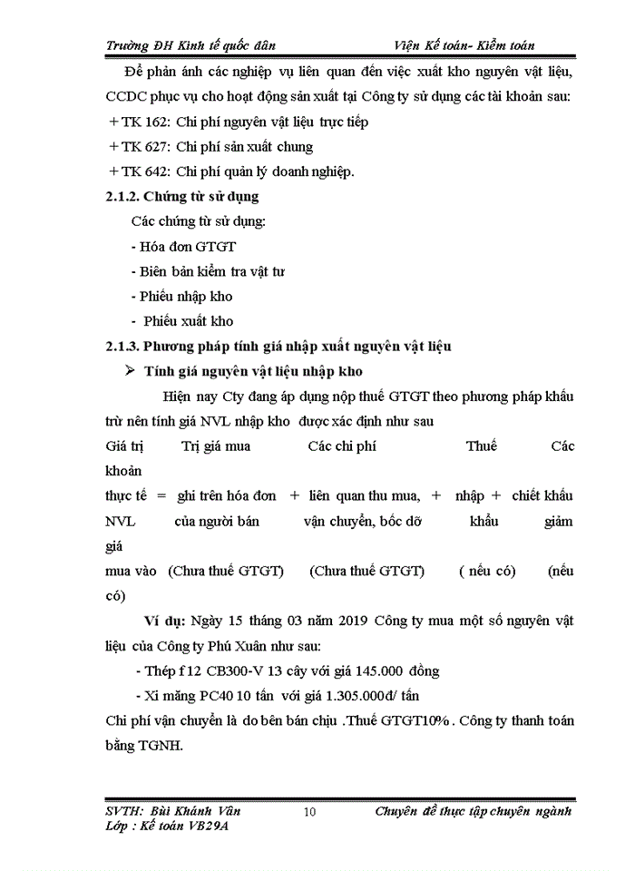 image for page Hoàn thiện kế toán nguyên vật liệu tại Công ty Cổ phần xây dựng và thương mại du lịch Tuấn Thành Phát