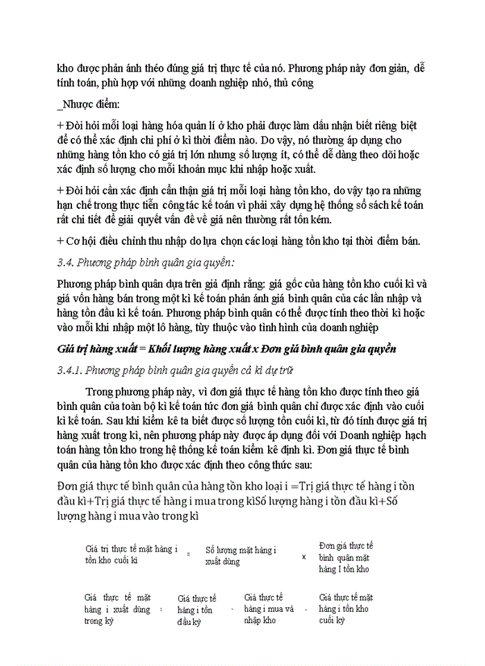 image for page Bàn về các phương pháp tính giá hàng tồn kho và ảnh hưởng của chúng đến thông tin cung cấp trong báo cáo tài chính