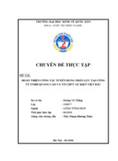 Hoàn thiện công tác tuyển dụng nhân lực tại công ty tnhh quảng cáo và tổ chức sự kiện việt bắc