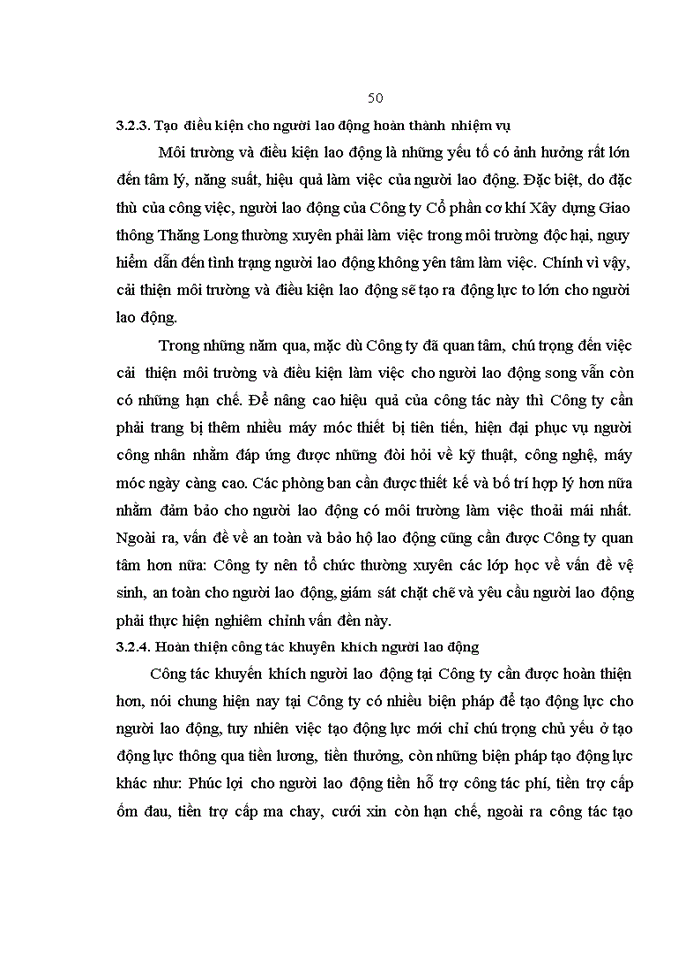 image for page Tạo động lực cho người lao động tại công ty cổ phần cơ khí xây dựng giao thông thăng long