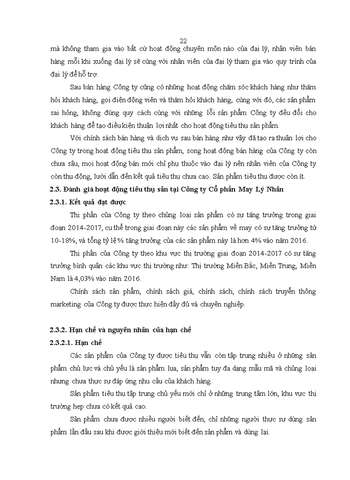 image for page Đẩy mạnh hoạt động tiêu thụ sản phẩm tại công ty cổ phần may lý nhân