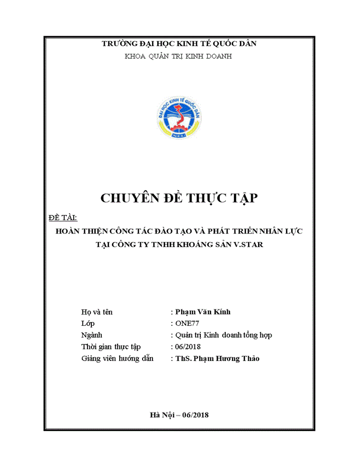 image for page Hoàn thiện công tác đào tạo và phát triển nhân lực tại công ty tnhh khoáng sản v.star