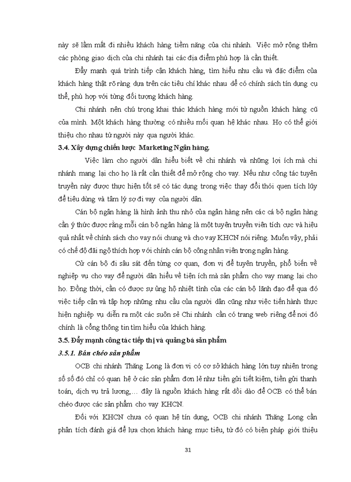 image for page Nâng cao chất lượng hoạt động cho vay tín chấp khách hàng cá nhân tại ngân hàng OCB chi nhánh Thăng Long