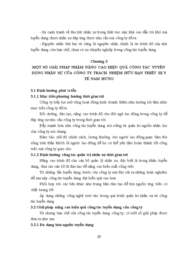 image for page Nâng cao hiệu quả công tác tuyển dụng tại công ty trách nhiệm hữu hạn thiết bị y tế Nam Hưng