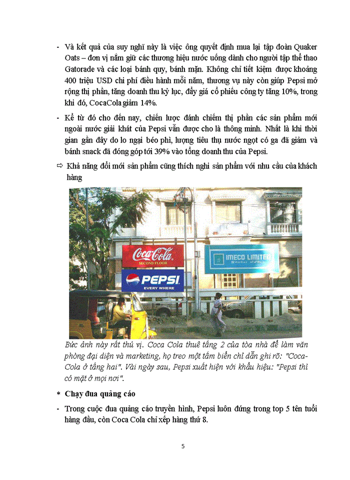 image for page Phân tích mô hình SWOT cho Coca-Cola