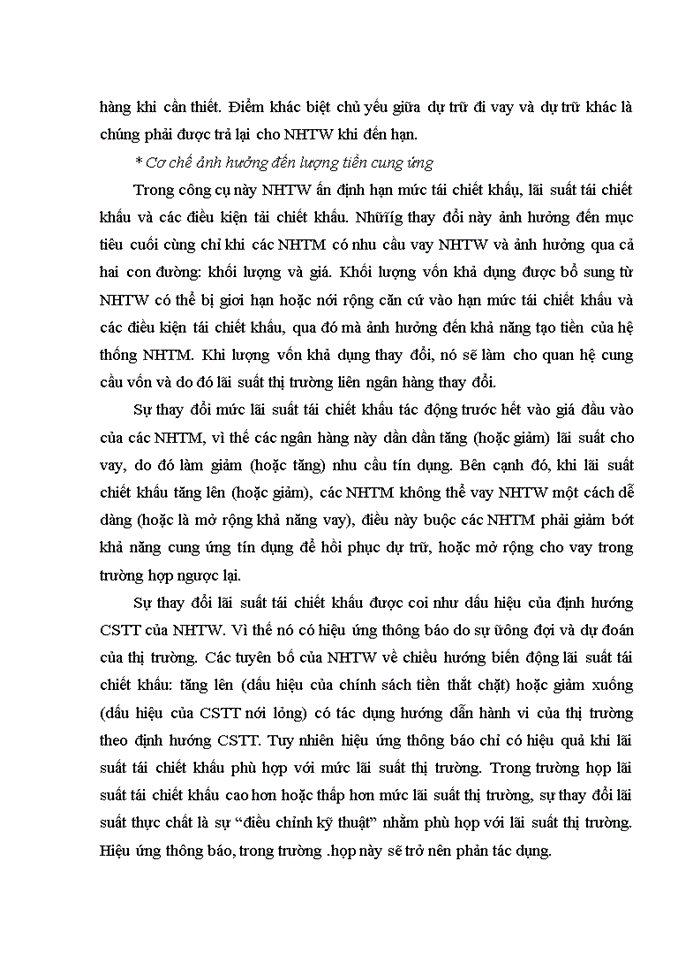 image for page Khung điều hành chính sách tiền tệ