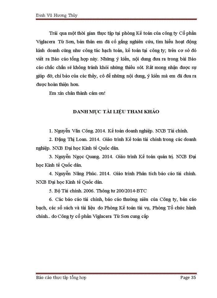 image for page Đánh giá về tình hình tổ chức hạch toán kế toán tại Công ty cổ phần Viglacera Từ Sơn