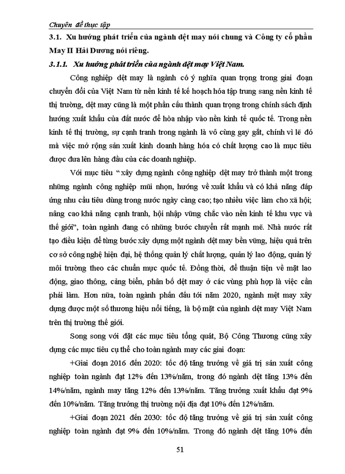 image for page Giải pháp nâng cao năng lực cạnh tranh của Công ty Cổ phần May II Hải Dương