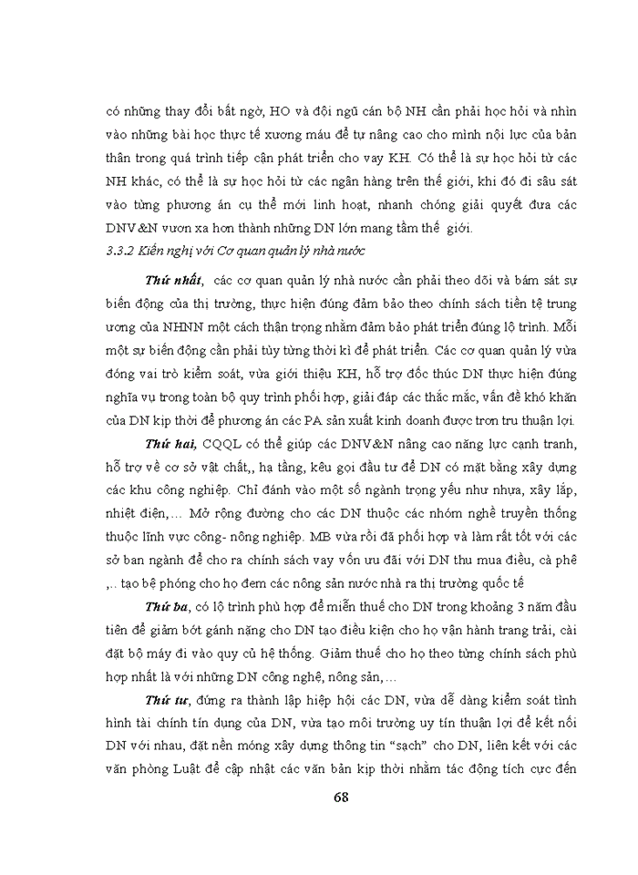 image for page Thực trạng phát triển cho vay doanh nghiệp vừa và nhỏ tại ngân hàng TMCP Quân đội Việt Nam – chi nhánh Ba Đình