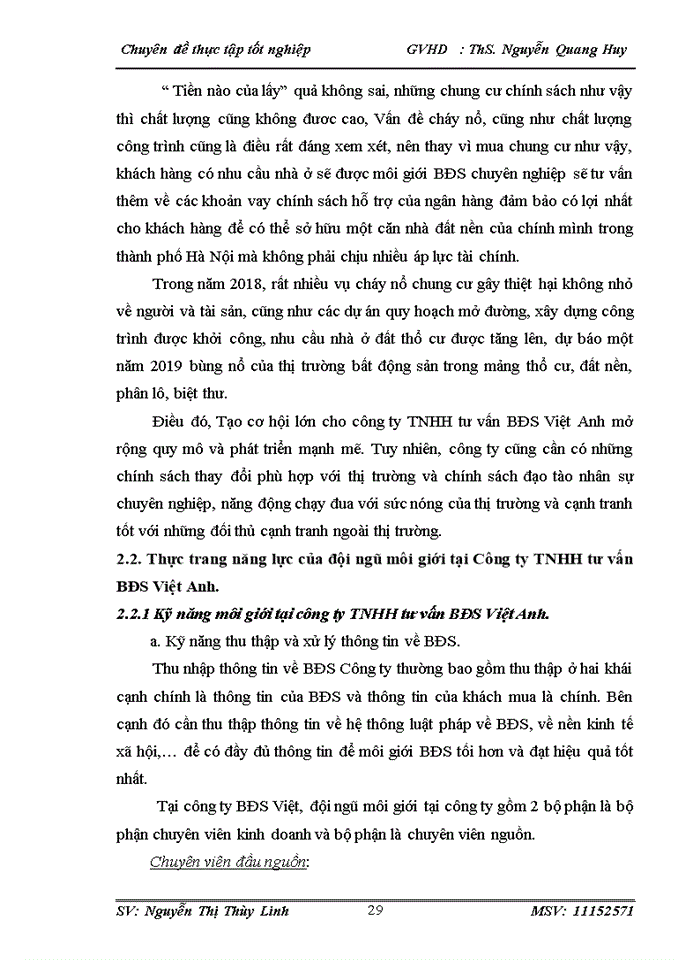 image for page Môi giới bất động sản tại Công ty TNHH tư vấn bất động sản Việt Anh