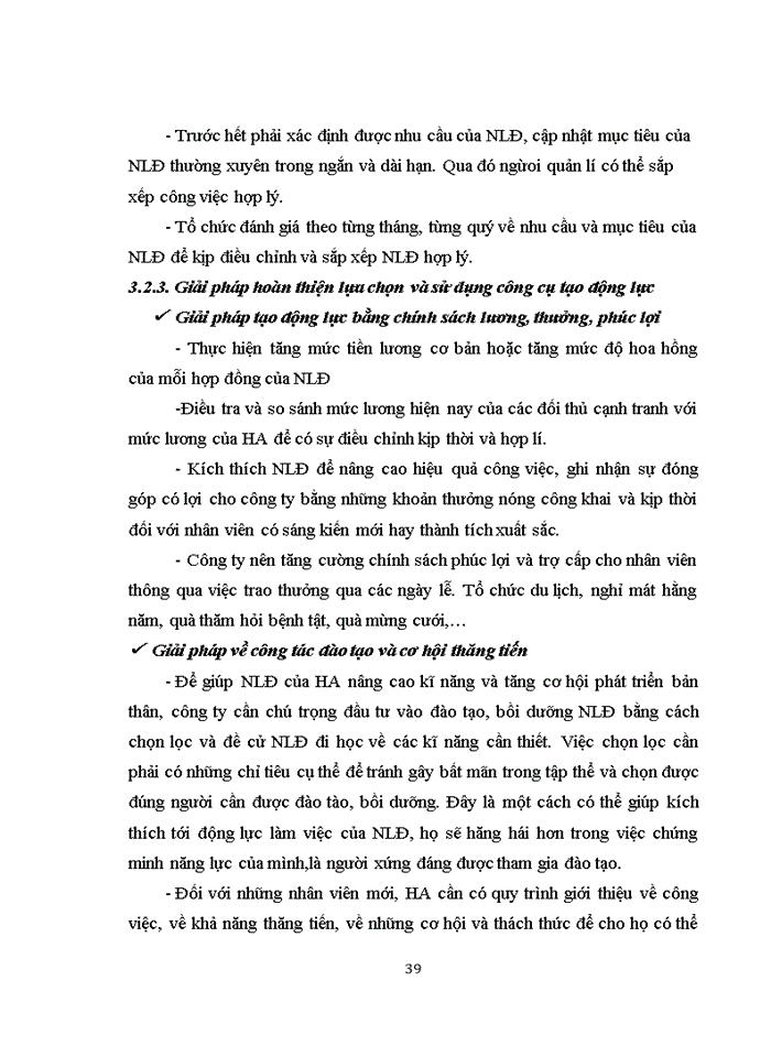 image for page Tạo động lực cho người lao động tại Công ty TNHH Hùng Anh