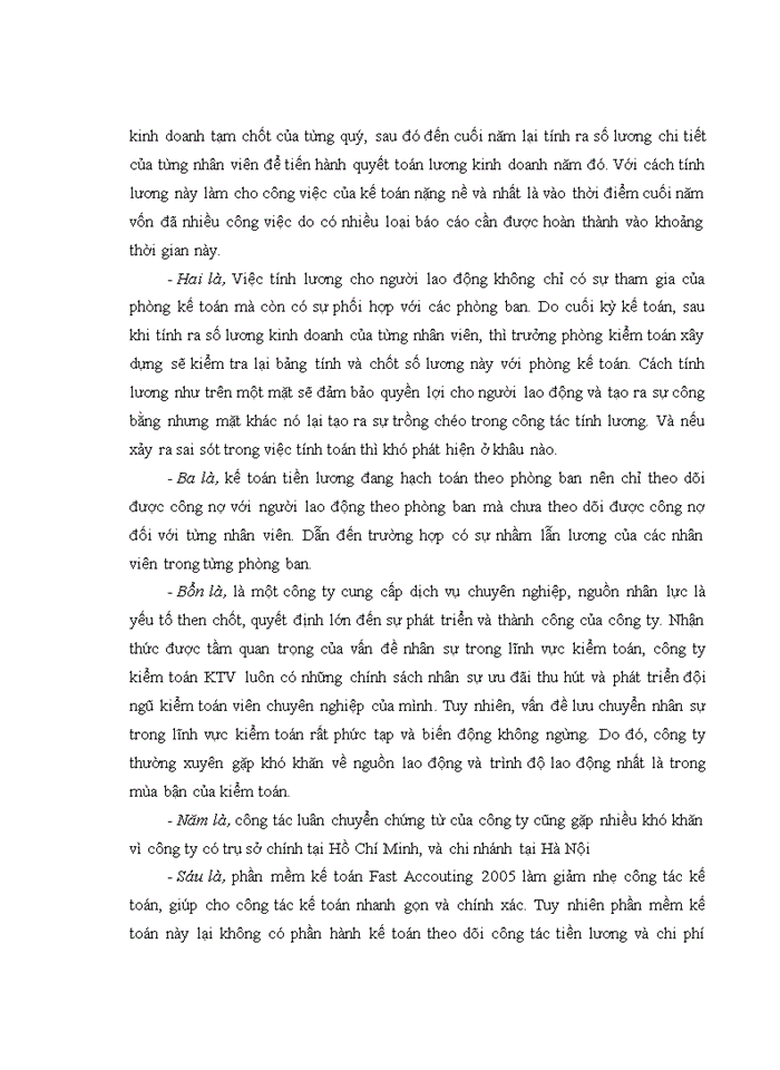 image for page Hoàn thiện công tác kế toán tiền lương và các khoản trích theo lương tại công ty cổ phần TNHH kiểm toán KTV