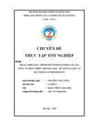 Hoàn thiện quy trình môi giới bất động sản tại công ty TNHH Phát triển Thương mại – Du lịch và Đầu tư bất động sản HomesPlus