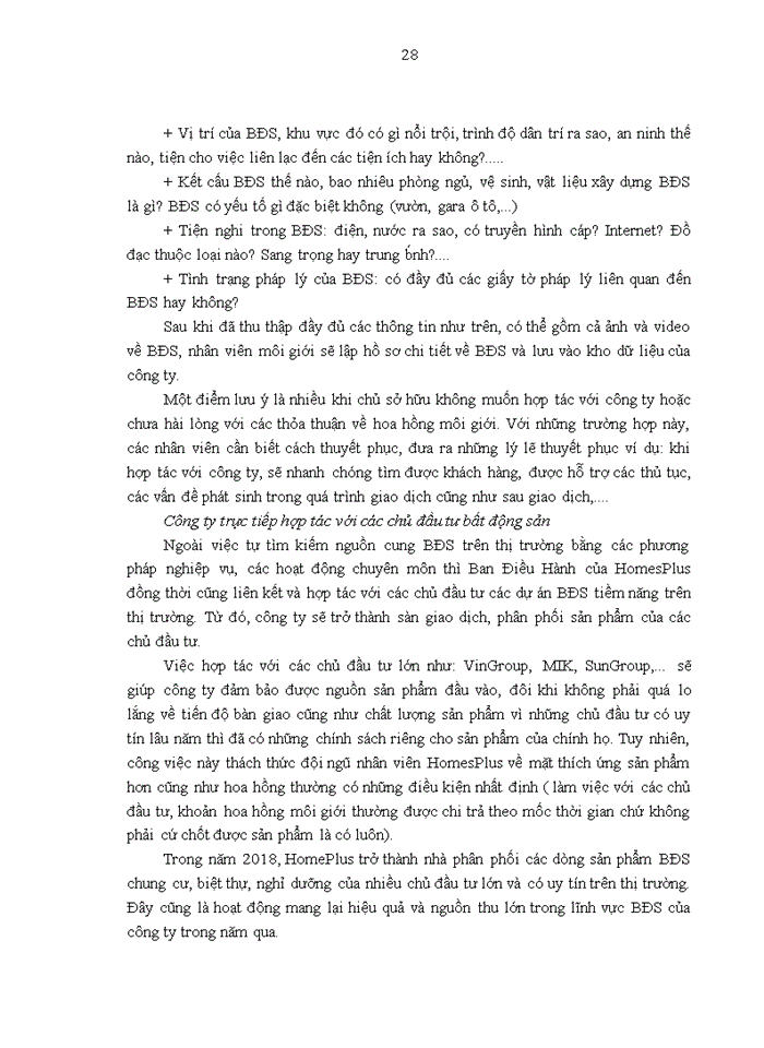 image for page Hoàn thiện quy trình môi giới bất động sản tại công ty TNHH Phát triển Thương mại – Du lịch và Đầu tư bất động sản HomesPlus