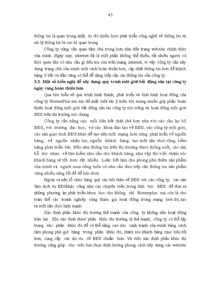 image for page Hoàn thiện quy trình môi giới bất động sản tại công ty TNHH Phát triển Thương mại – Du lịch và Đầu tư bất động sản HomesPlus