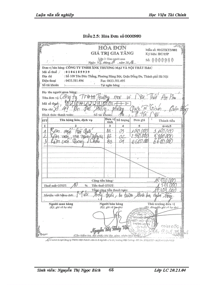 image for page Hoàn thiện công tác kế toán bán hàng và xác định kết quả kinh doanh tại Công ty TNHH Thương mại và nội thất An Phú