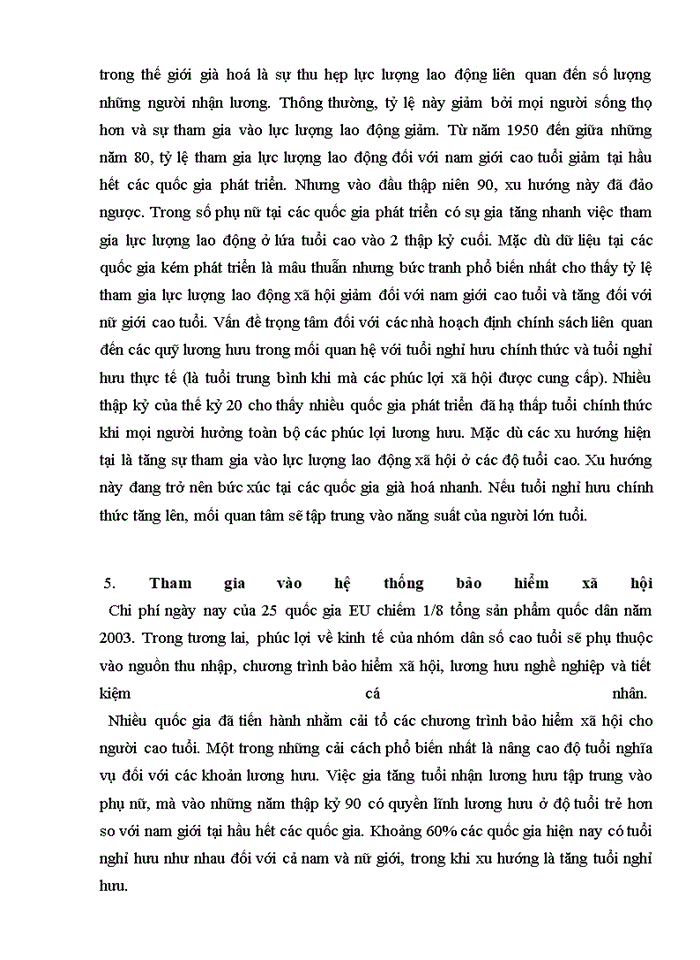 image for page Ảnh hưởng của dân số già đến tăng trưởng kinh tế và thu nhập tích lũy hộ gia đình