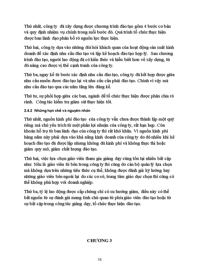 image for page Công tác đào tạo nguồn nhân lực của Công ty Cổ phần RECO