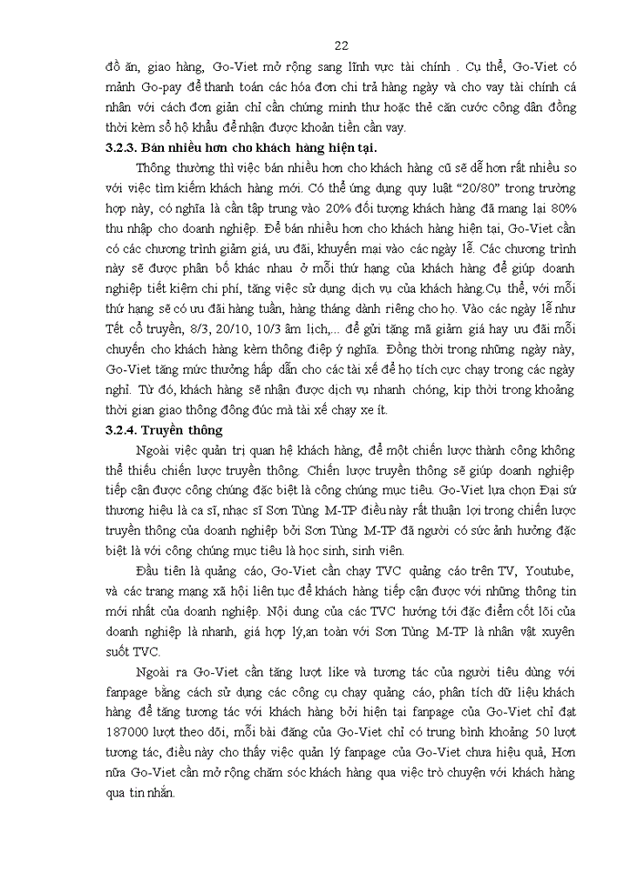 image for page Giải pháp marketing để tăng thị phần của Go-Viet tại thị trường Hà Nội.