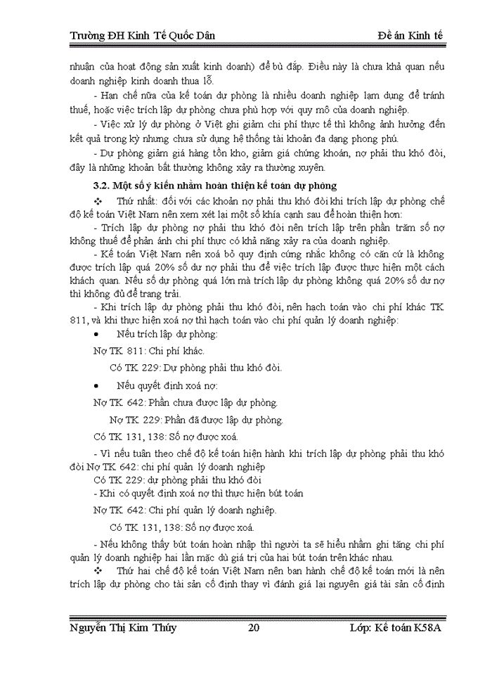 image for page Kế toán các khoản dự phòng trong doanh nghiệp Việt Nam hiện nay