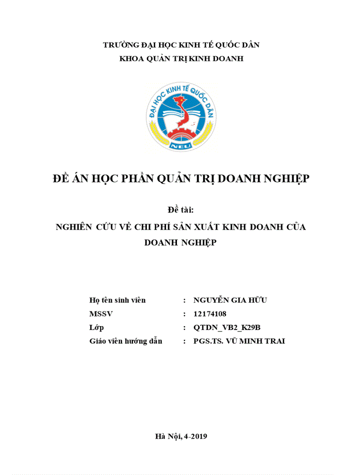 image for page Nghiên cứu về chi phí sản xuất kinh doanh của doanh nghiệp