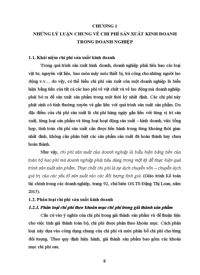 image for page Nghiên cứu về chi phí sản xuất kinh doanh của doanh nghiệp