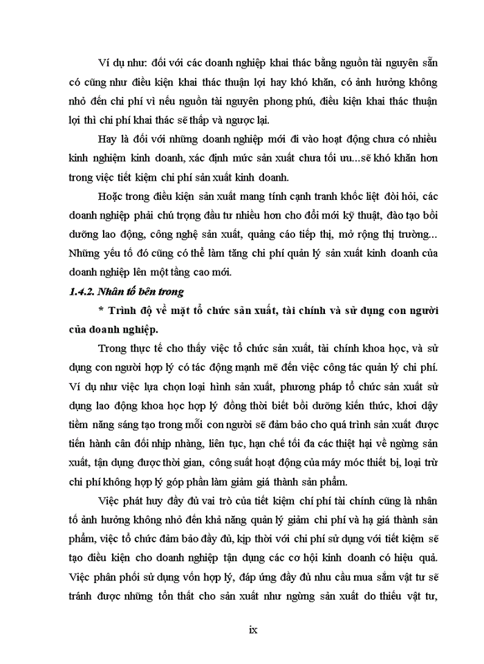 image for page Nghiên cứu về chi phí sản xuất kinh doanh của doanh nghiệp