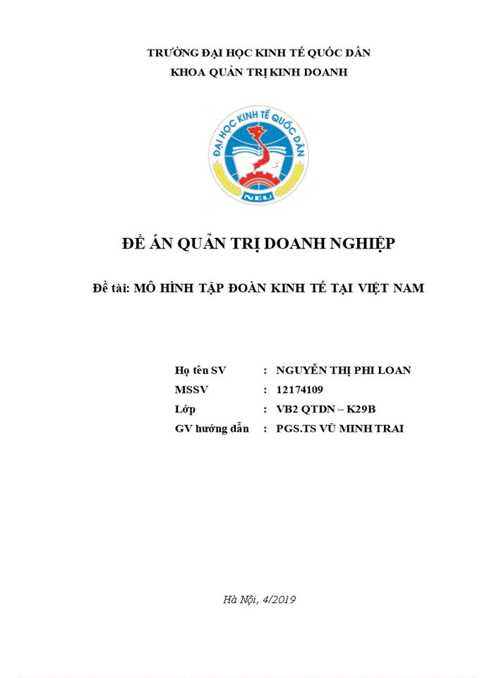 image for page Mô hình tập đoàn kinh tế tại việt nam