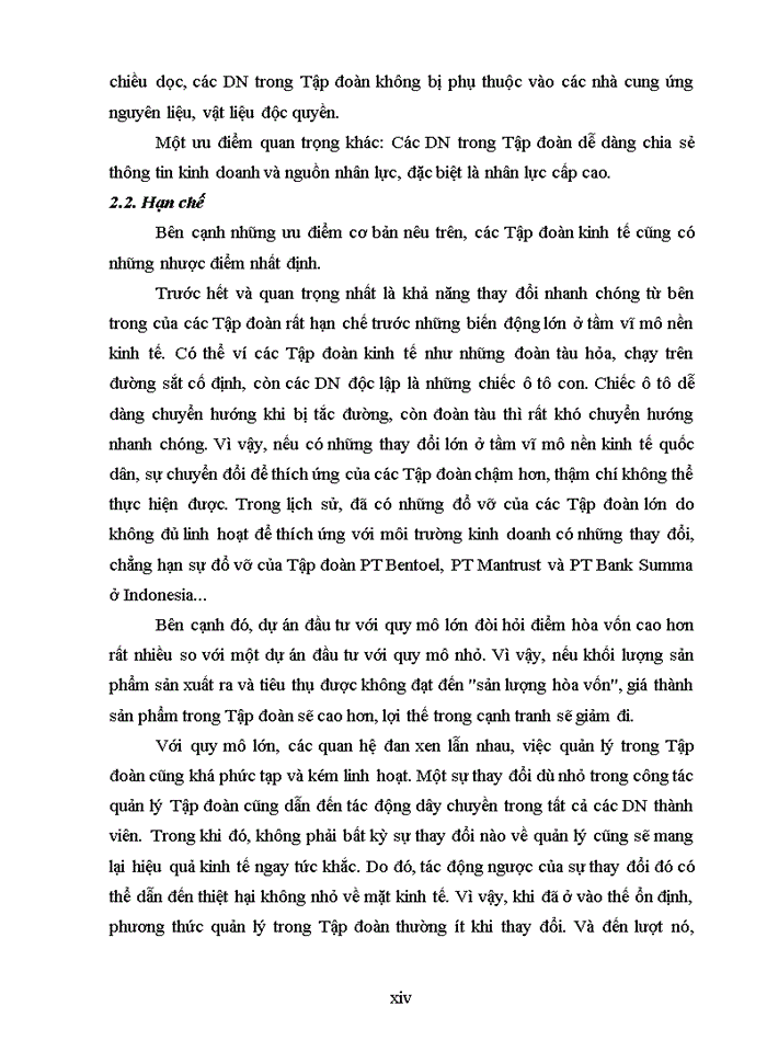 image for page Mô hình tập đoàn kinh tế tại việt nam