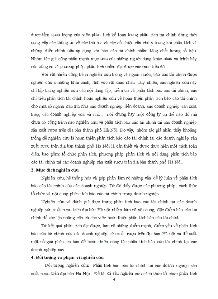 image for page Hoàn thiện phân tích báo cáo tài chính tại các doanh nghiệp sản xuất  rượu trên địa bàn thành phố Hà nội