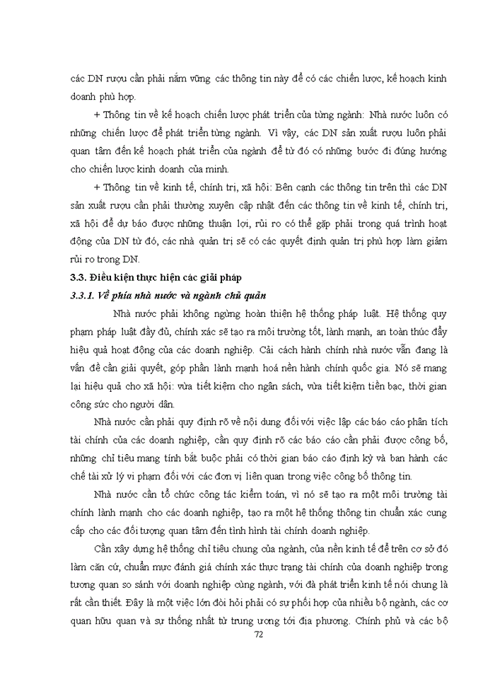 image for page Hoàn thiện phân tích báo cáo tài chính tại các doanh nghiệp sản xuất  rượu trên địa bàn thành phố Hà nội