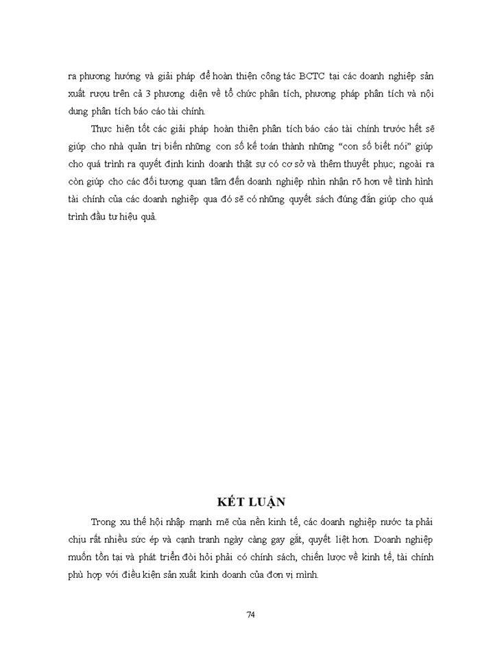 image for page Hoàn thiện phân tích báo cáo tài chính tại các doanh nghiệp sản xuất  rượu trên địa bàn thành phố Hà nội