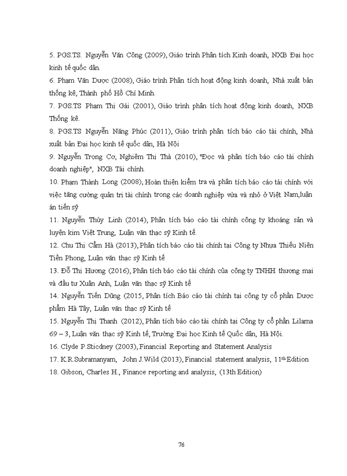 image for page Hoàn thiện phân tích báo cáo tài chính tại các doanh nghiệp sản xuất  rượu trên địa bàn thành phố Hà nội