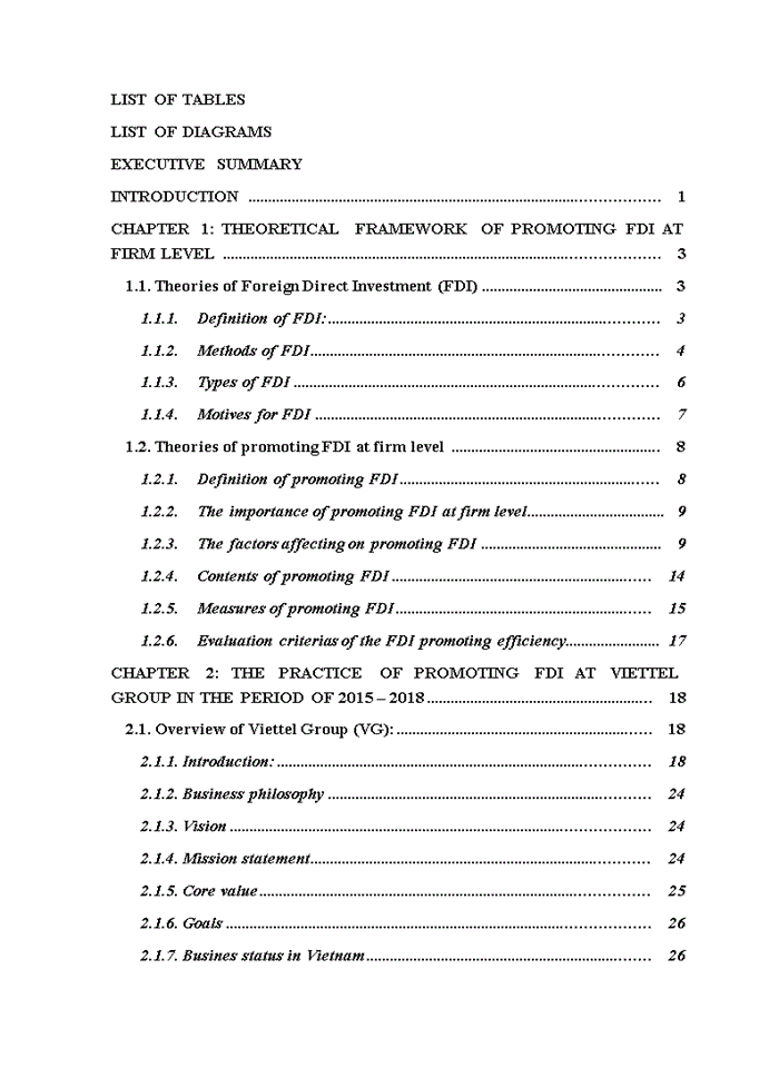 image for page Promoting foreign direct investment at Viettel Group