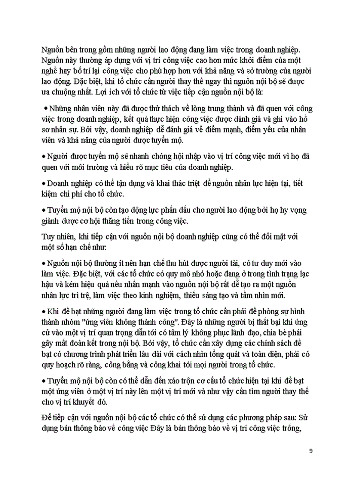 image for page Tuyển dụng là hoạt động then chốt của quản trị nhân lực trong mọi tổ chức