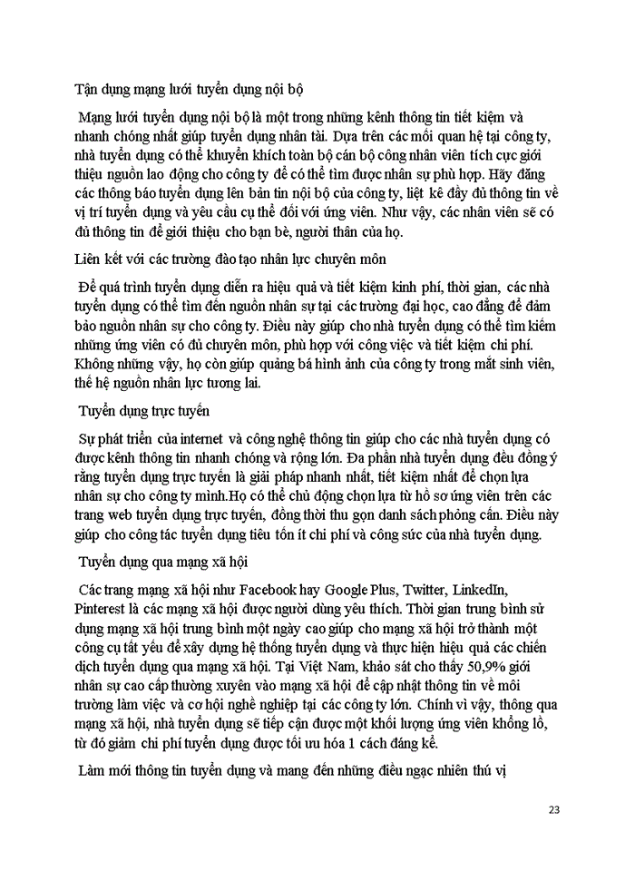 image for page Tuyển dụng là hoạt động then chốt của quản trị nhân lực trong mọi tổ chức