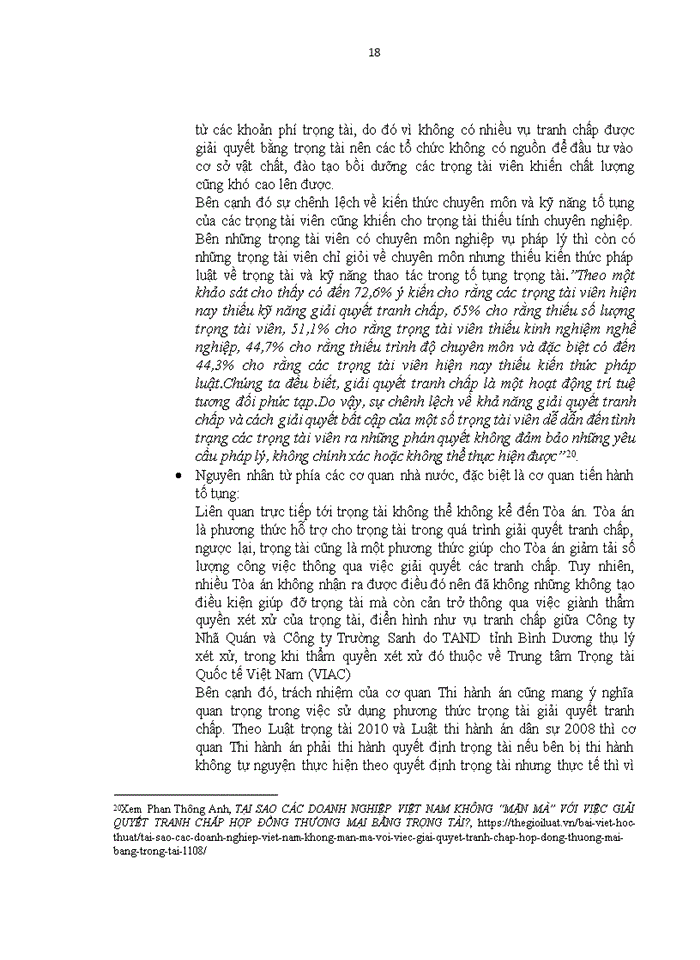 image for page Giải quyết tranh chấp trong thương mại quốc tế theo thủ tục trọng tài và liên hệ thực tiễn của các doanh nghiệp Việt Nam