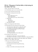 Tổng quan về tái bảo hiểm và thị trường tái bảo hiểm Việt Nam