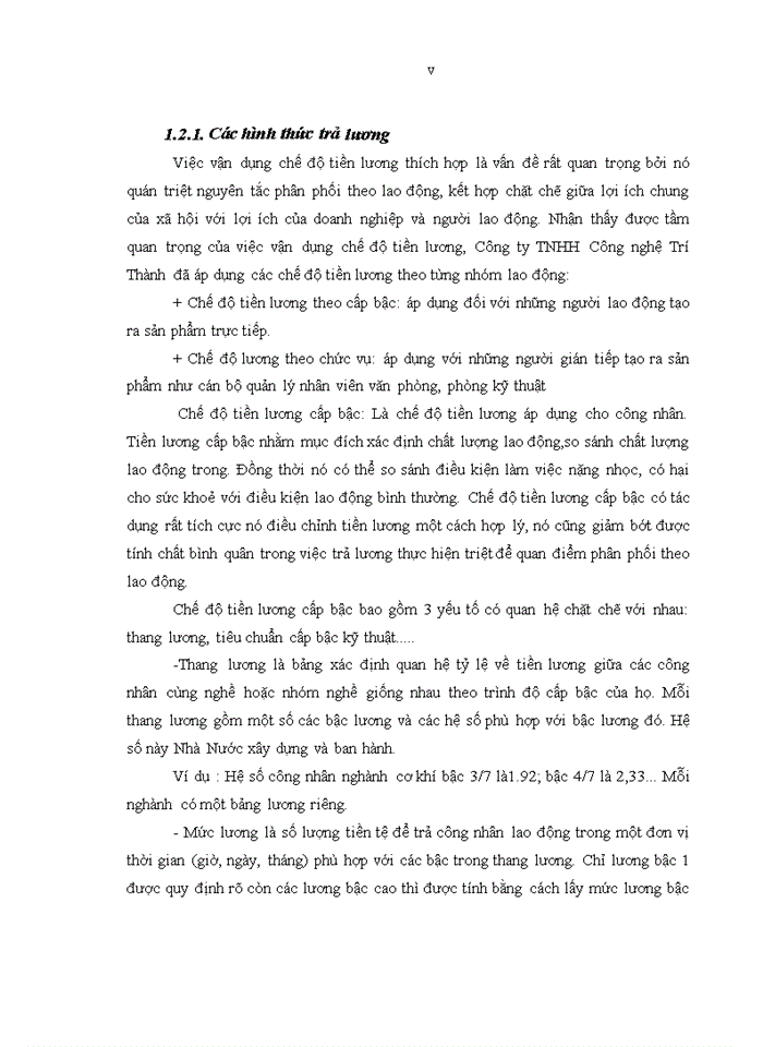 image for page Hoàn thiện kế toán tiền lương và các khoản trích theo lương tại công ty tnhh công nghệ trí thành