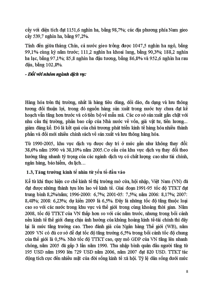 image for page Thực trạng và chất lượng tăng trưởng kinh tế Việt Nam thời kỳ đổi mới.