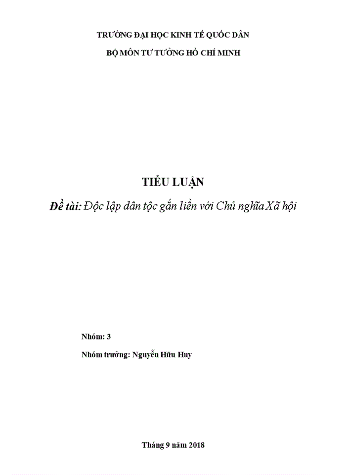 image for page Độc lập dân tộc gắn liền với Chủ nghĩa Xã hội