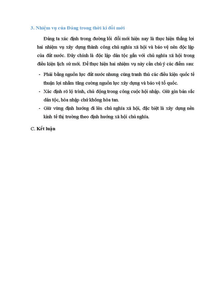 image for page Độc lập dân tộc gắn liền với Chủ nghĩa Xã hội
