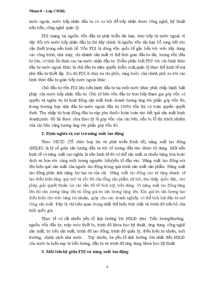 image for page tác động của đầu tư trực tiếp nước ngoài tới năng suất lao động của việt nam