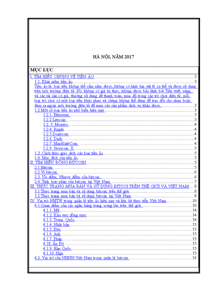 image for page Tìm hiểu về đồng bitcoin và vai trò của NHTW trong quản lý tiền ảo. liên hệ thực tiễn việt nam