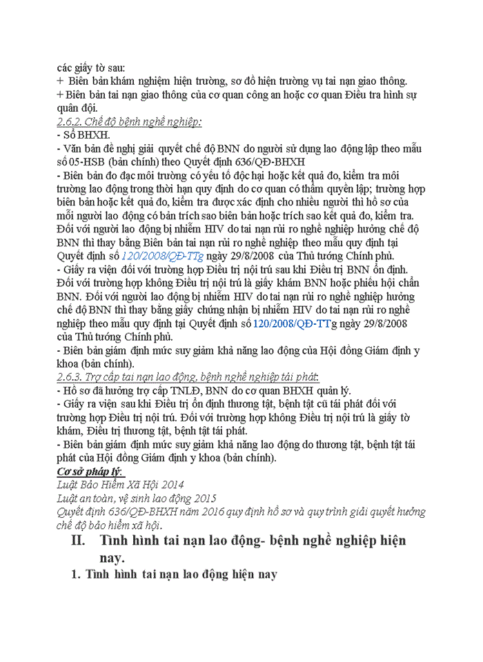 image for page Giải pháp và kiến nghị về chế độ bảo hiểm xã hội tai nạn lao động - bệnh nghề nghiệp.