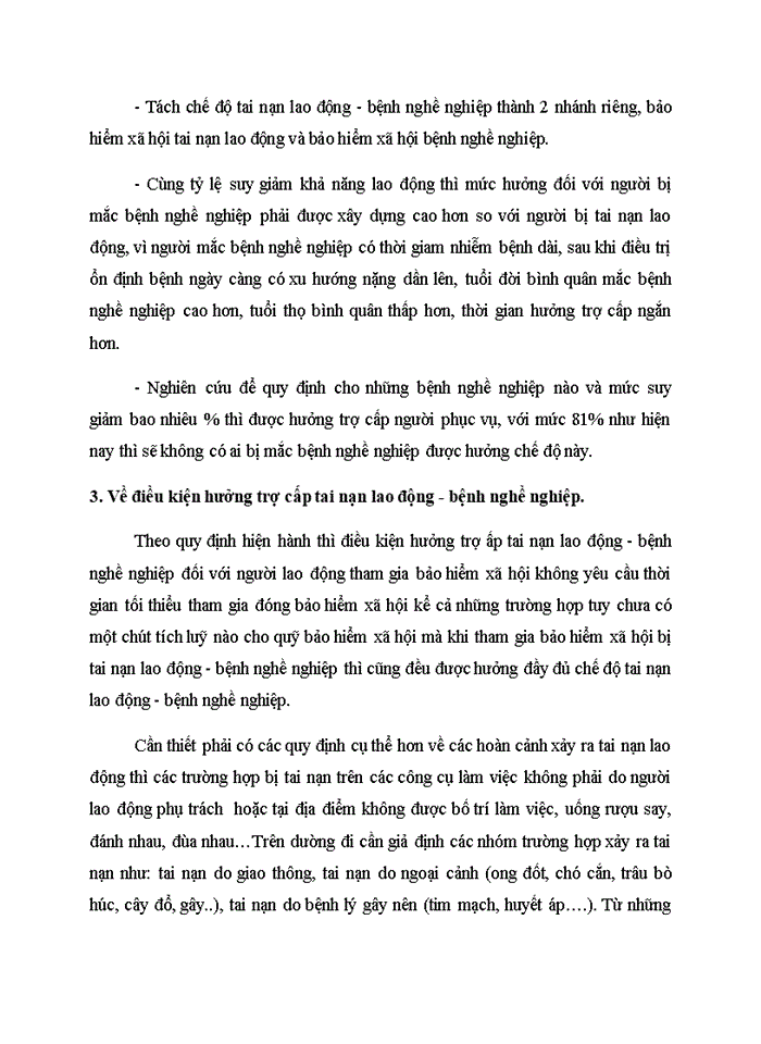 image for page Giải pháp và kiến nghị về chế độ bảo hiểm xã hội tai nạn lao động - bệnh nghề nghiệp.