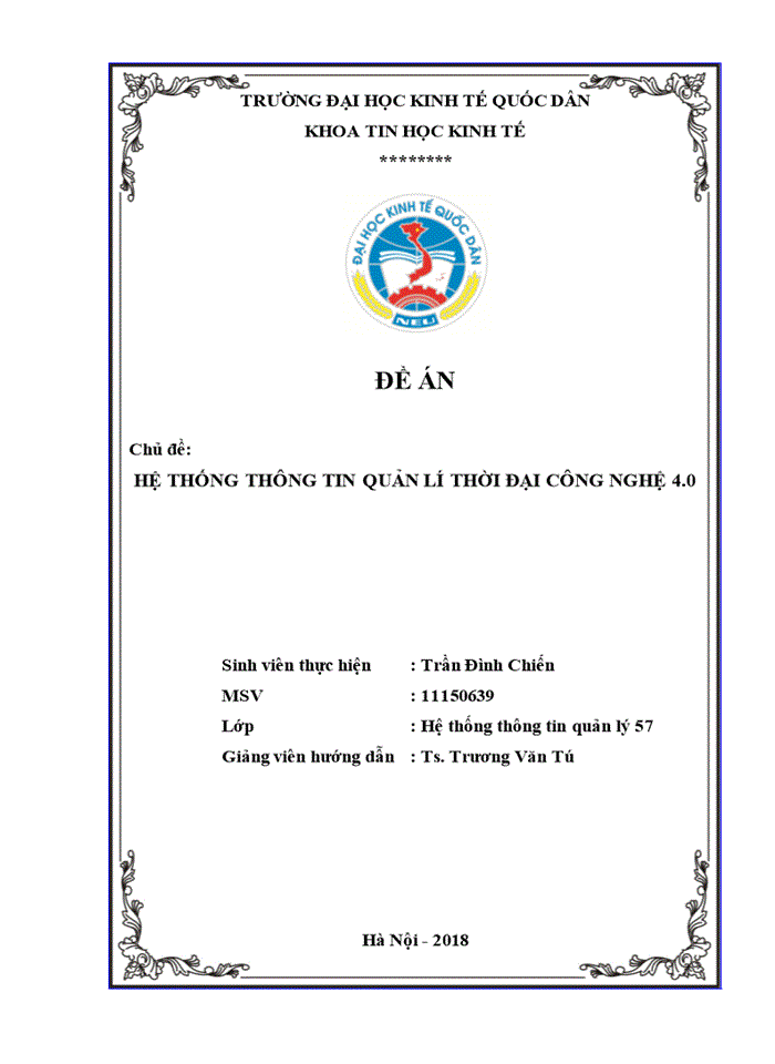 image for page Hệ thống thông tin quản lí thời đại công nghệ 4.0