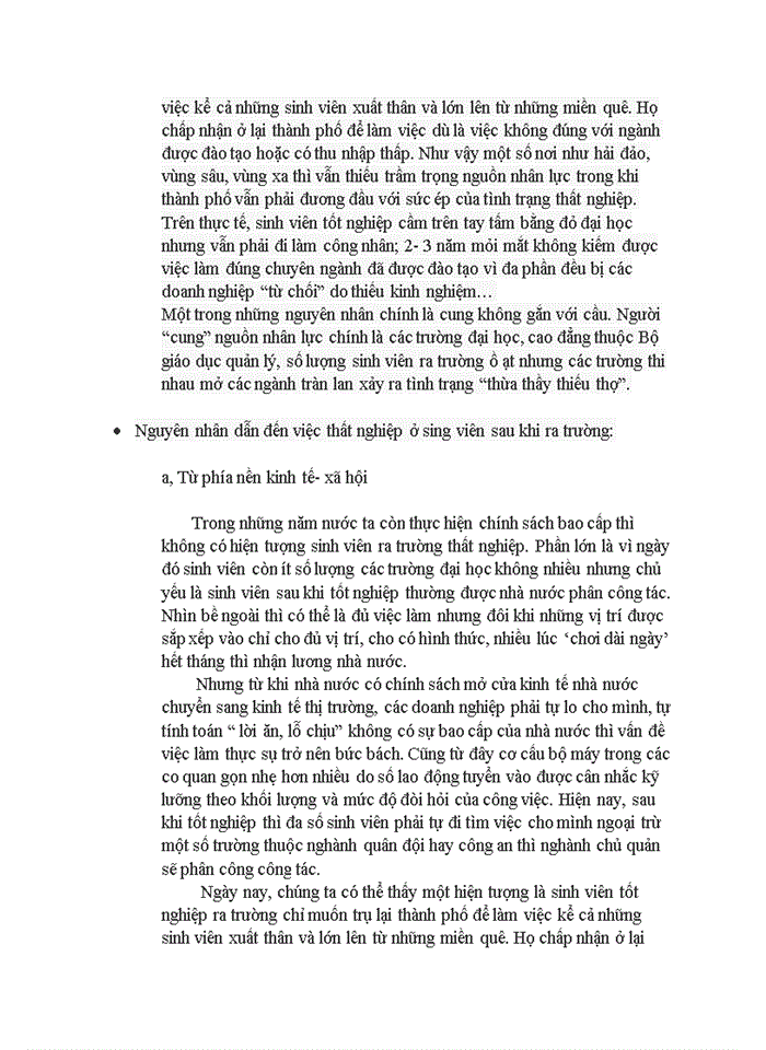 image for page Lý luận của chủ nghiã Mác- Lênin về thất nghiệp và vận dụng ở Việt Nam